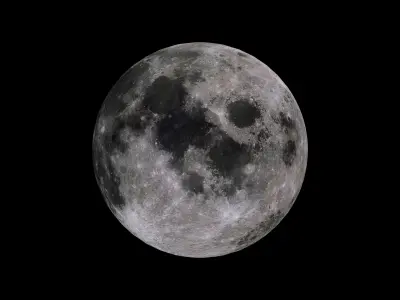 Moon 8k 3D model purchase