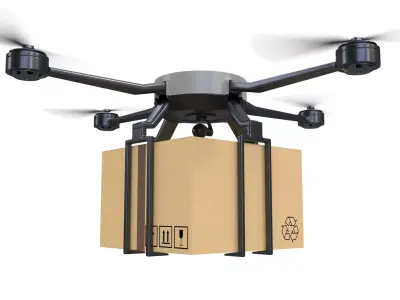 Cargo Drone 3D model