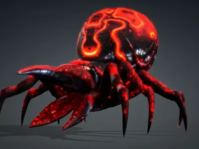 Spider Monster-V1e 3D model