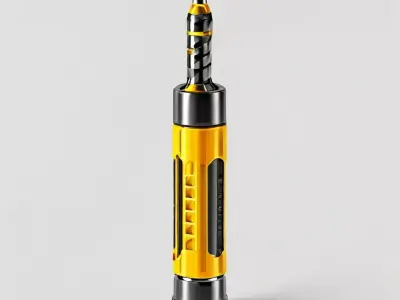 SciFi Missile Launcher 3D Model Low-poly 3D model