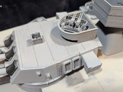 1 144 Iowa Class Battleship 3D print model