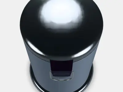 MJOSA Pedal bin 1 Low-poly 3D model