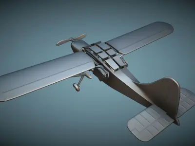 Stinson L-5 Sentinel - 3D Printable Model 3D print model