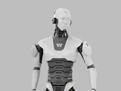 HUMANOID M-3000  RIGGED 3D model