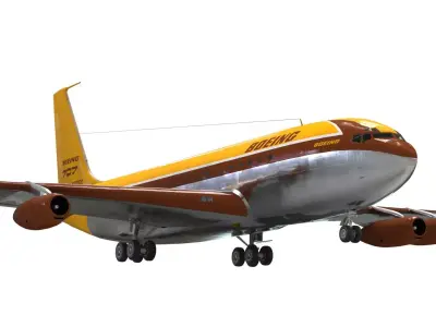Boeing 367 80 Boeing 707  3D model