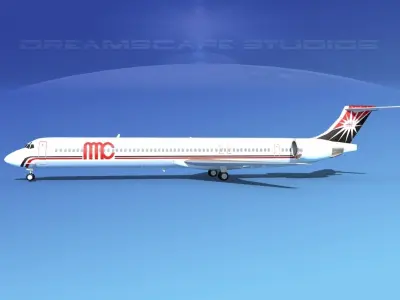 McDonnell Douglas MD-90 AMC 3D model