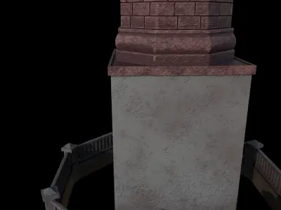 clock tower 3D model