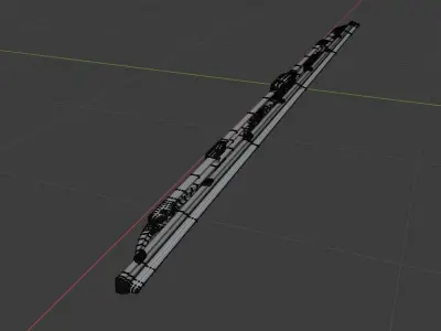 Truck Wiper Blade 3D model