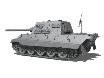 SDKFZ 186 Jagdtiger  3D model