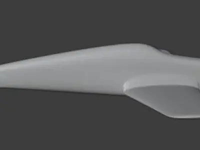 plane bf-109 3D model