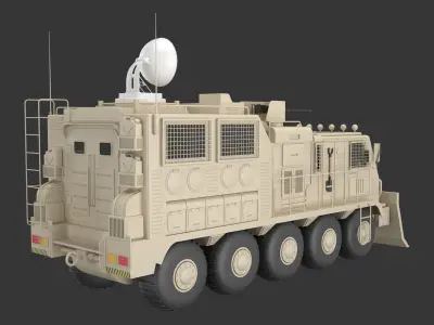 Military Truck Concept 2 3D model