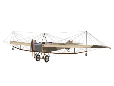 Etrich Taube 3D model