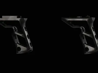 Fortis SHIFT Vertical Foregrip 2V Low-poly 3D model