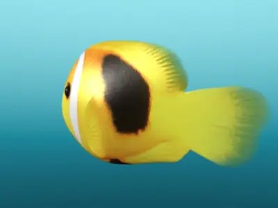 Tropical Fish 3D model