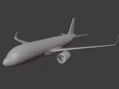 AIRBUS A320 NEO 3D print model