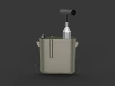 Demolition Box  Low-poly 3D model