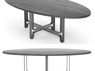 Dining set 36 Free 3D model