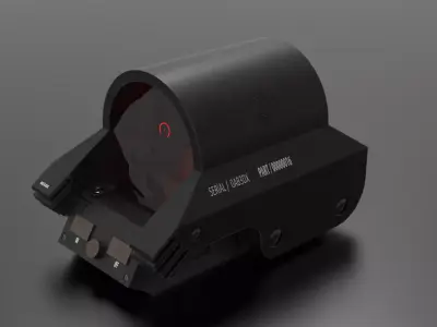 Cybergun Arms Red Dot Low-poly 3D model