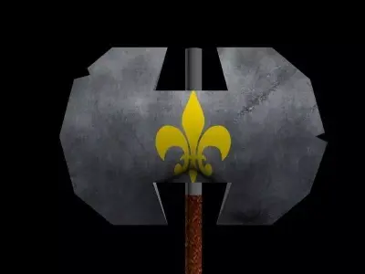 low poly medieval pack Low-poly 3D model