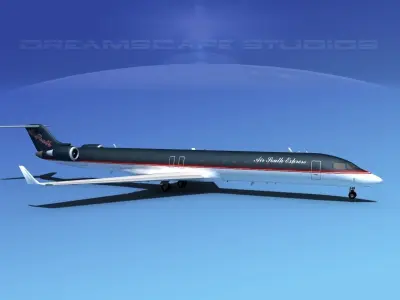 Bombardier CRJ900 Air South 3D model
