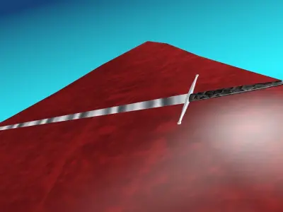 Long Sword Medieval Historical Accurate  Low-poly 3D model
