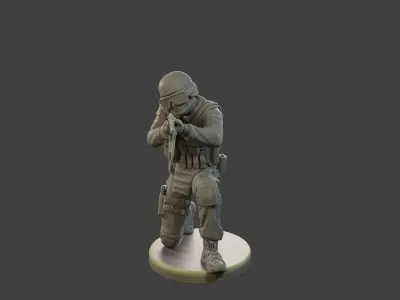 CzechSlovak Police Tactical Unit CPTU1 007 3D print model