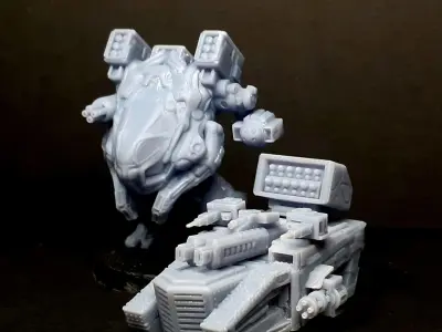 T-20 Duty Tank - Warhammer Style 3D print model