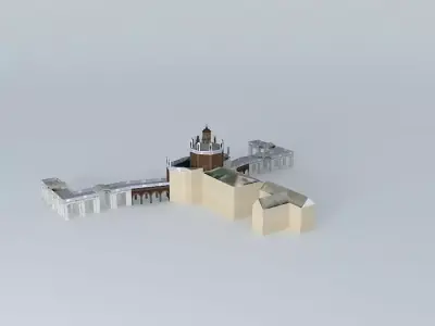 Palace in Aranjuez 2 3D model