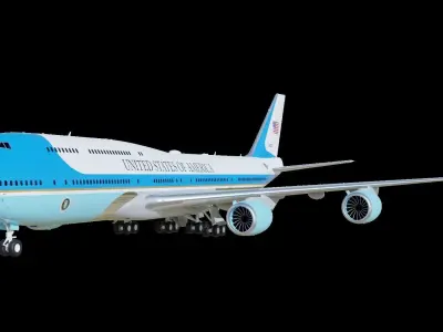 747-8 Airforce One 3D model