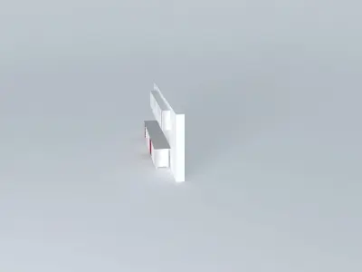 Kitchen furniture set  Free 3D model