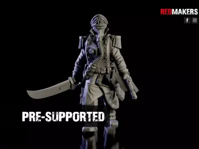 Commissar of the Imperial Force Free 3D print model