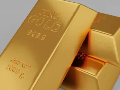 Fine Gold 3D model