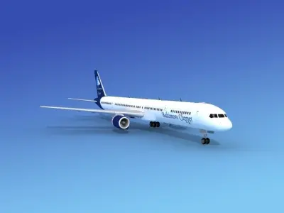 Boeing 757-300 Baltimore Clipper 3D model