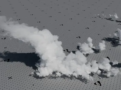 VDB Cumulonimbus Cloud Field 5 3D model