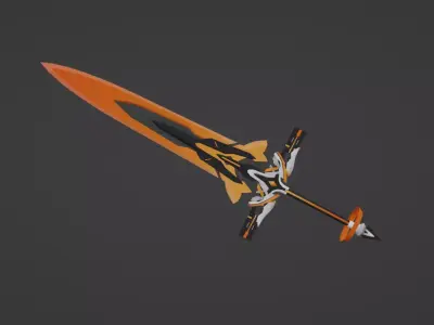 Honkai Impact 3rd Cleaver Of Shamash Low-poly 3D model