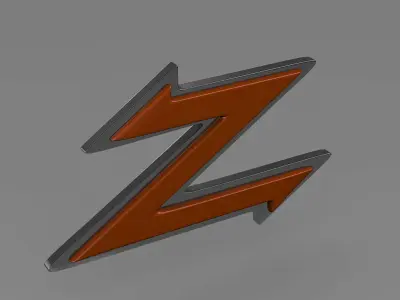 Zagato Logo 3D model