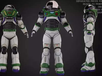 Buzz Lightyear Armor for Cosplay 3D print model