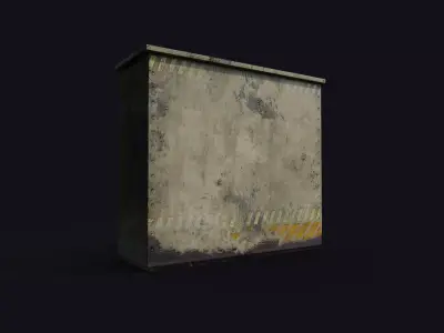 Electrical Boxes Low-poly 3D model