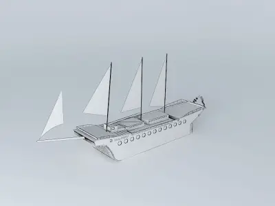 The USS Katrina Free 3D model