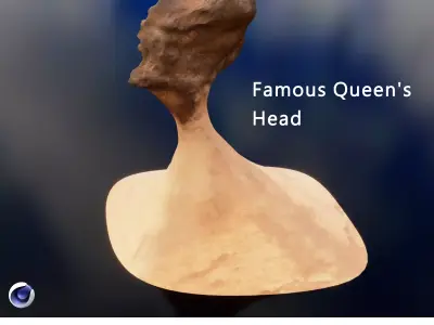 Famous Queens Head 3D model