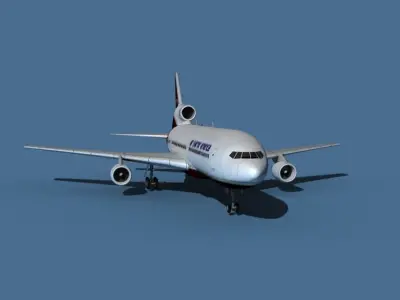 Lockheed L-1011-50 Air Charter America 3D model