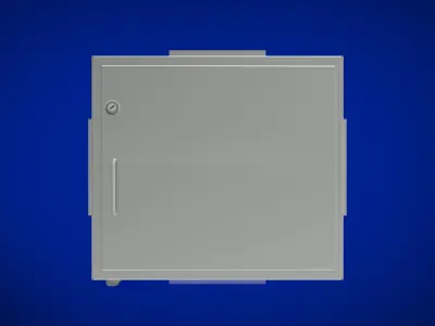 Metal Battery Box 3D model