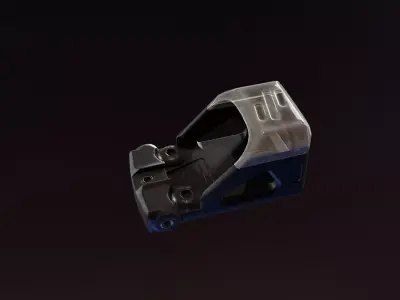 OMSx RedDot Sight Low-poly 3D model