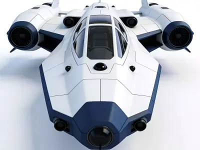Sci Fi Frontiers Heavy Transport And Deep Space Exploration  3D Model Pack
