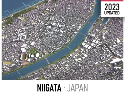 Niiagata Low-poly 3D model