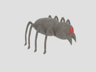  Monster Spider Crawl  Low-poly 3D model