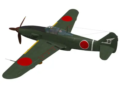 Kawasaki Ki61 hien TypeII kai Late  tony 3D model