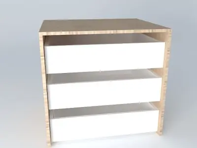 closet internal drawers Free 3D model