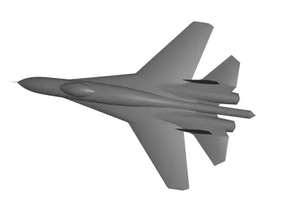 sukhoi su 30mki Multirole Fighter Aircraft 3D model