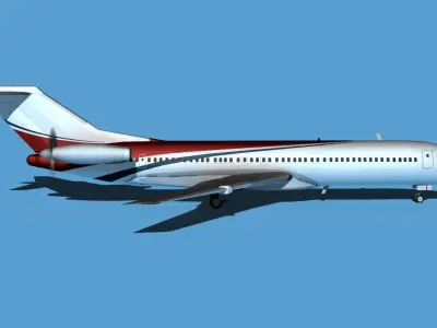 Boeing 7X7-2 Jet Fan V204 3D model